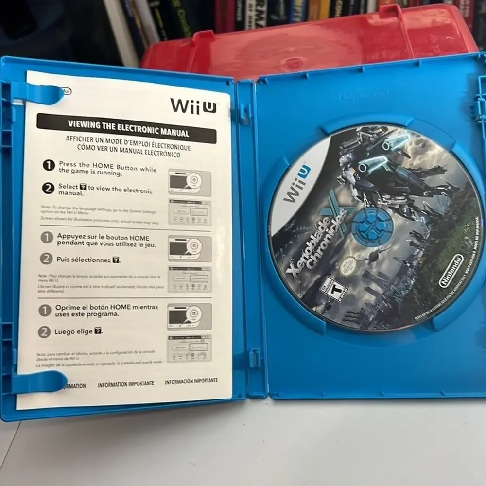 Wii U Xenoblade Chronicles X game for Wii U console.